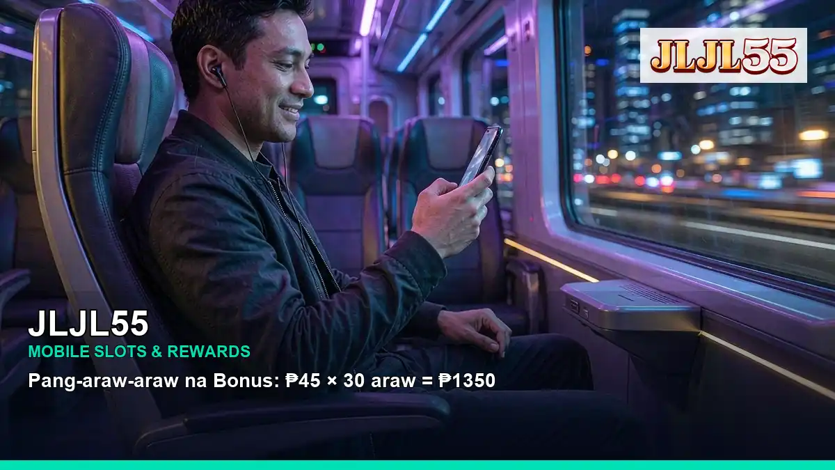 JLJL55 download mobile casino app featuring an adult Filipina casino host with a female tap composition