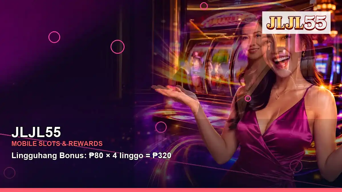 JLJL55 JLJL55 fortune tiger information for Philippine users scene with right-framed neon jackpot slot games for players in